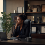 Professional experiencing imposter syndrome in high achievers despite career success.