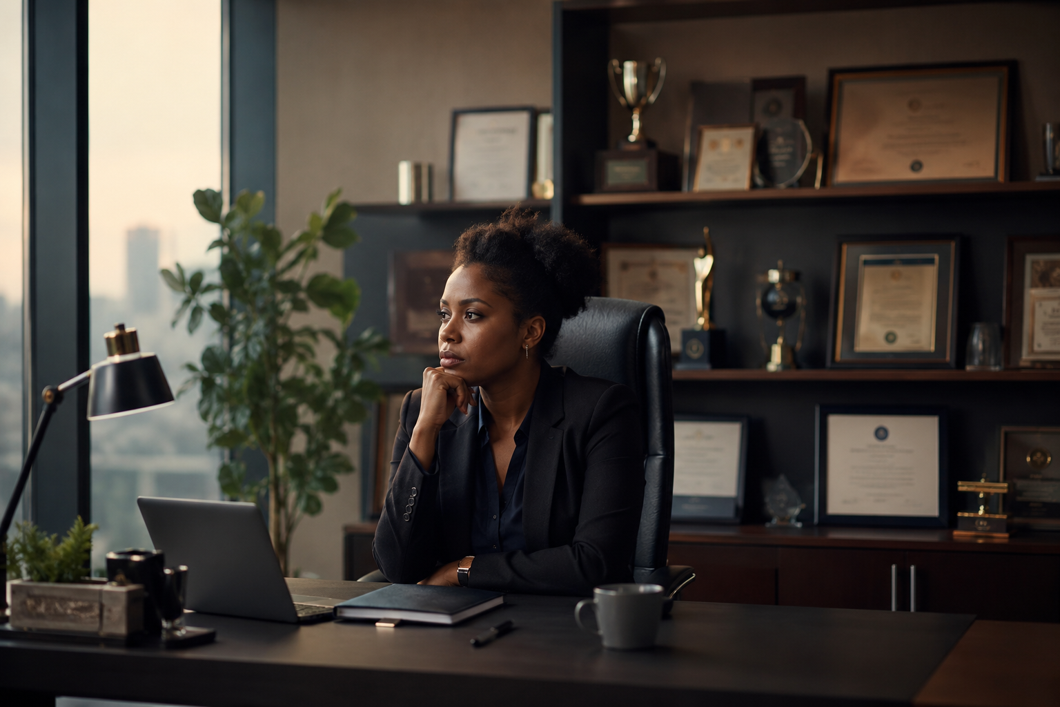 Professional experiencing imposter syndrome in high achievers despite career success.